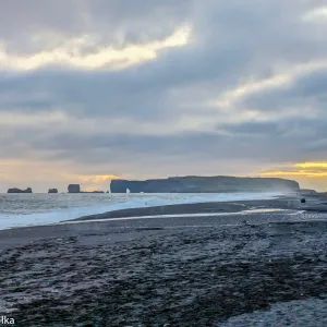 Islandia, Czarna plaża Reynisfjara